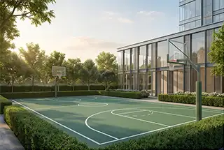 Basketball Court at Ace Arte