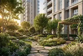Landscaped Garden at Ace Arte
